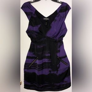 Black And Purple Dress